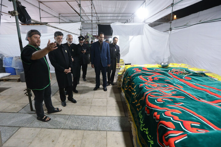 تقرير مصور/ نائب متولي العتبة الرضوية المقدسة یتفقد مواكب خدمة العشرة الأخيرة من شهر صفر