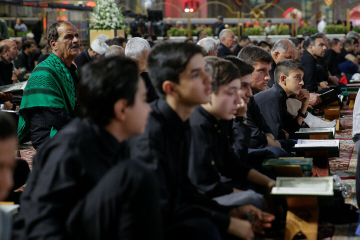 تقرير مصور/ عزاء بذكرى شهادة النبي (ص) «الأسوة الحسنة» في الحرم الرضوي الشريف