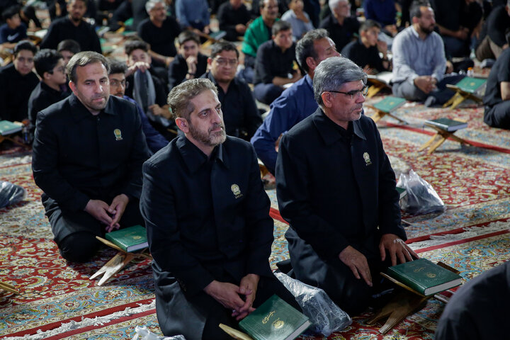 تقرير مصور/ عزاء بذكرى شهادة النبي (ص) «الأسوة الحسنة» في الحرم الرضوي الشريف