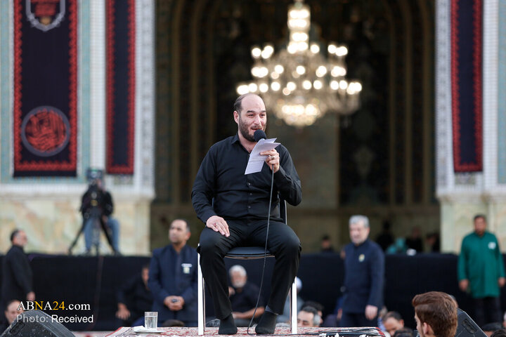 مراسم چهارپایه خوانی در حرم مطهر رضوی