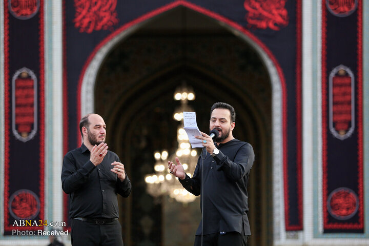 مراسم چهارپایه خوانی در حرم مطهر رضوی