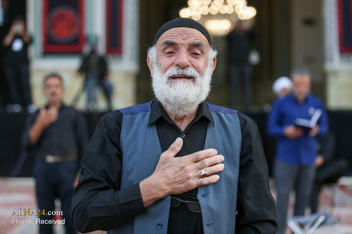 مراسم چهارپایه خوانی در حرم مطهر رضوی