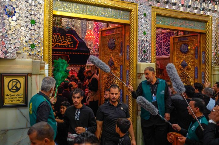 2500 متشرّفٍ بالخدمة شاركوا في ذكرى شهادة الرسول الأعظم (ص) في العتبة العلويّة المقدّسة