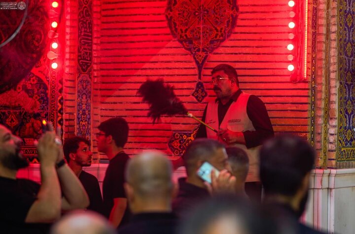 العتبة العلوية تستقبل الزائرين بخطة شاملة خلال زيارة شهادة الرسول الأعظم (ص)