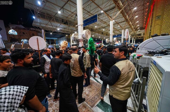 العتبة العلوية تستقبل الزائرين بخطة شاملة خلال زيارة شهادة الرسول الأعظم (ص)