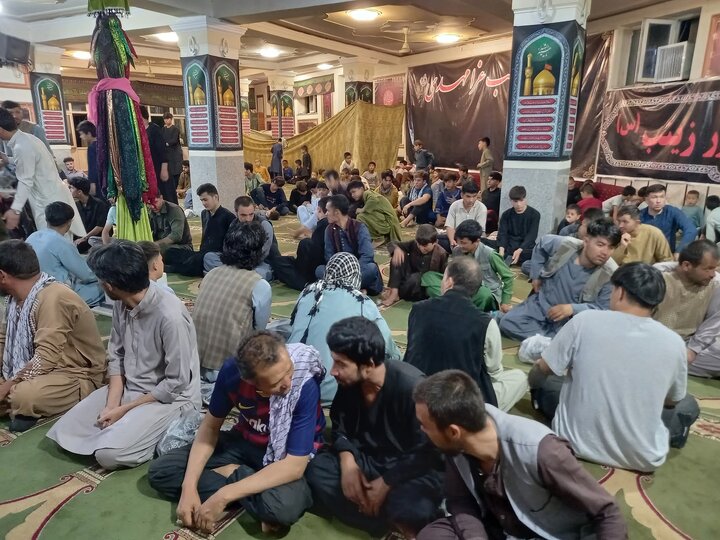 مراسم سوگواری شهادت ائمه‌ی اطهار (ع) در منطقه‌ی چنداول افغانستان برگزار شد