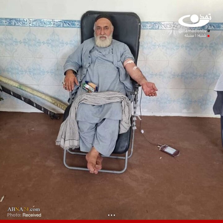 اهدای خون در قندهار به مناسبت شهادت ائمه‌ی اطهار (ع)