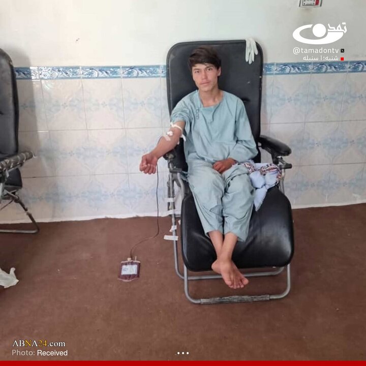 اهدای خون در قندهار به مناسبت شهادت ائمه‌ی اطهار (ع)