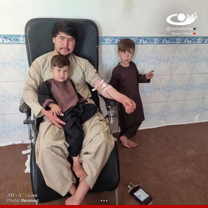 اهدای خون در قندهار به مناسبت شهادت ائمه‌ی اطهار (ع)