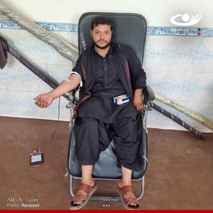 اهدای خون در قندهار به مناسبت شهادت ائمه‌ی اطهار (ع)