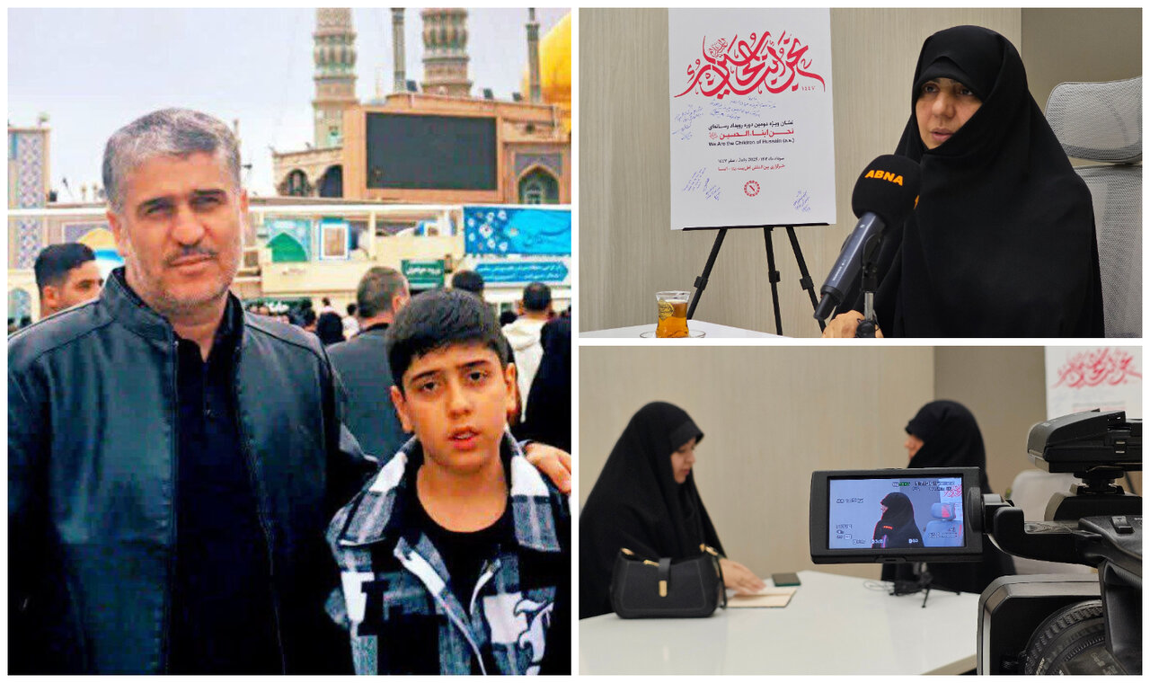 روایت متفاوت همسر شهید محمد خاکی از یک زندگی آسمانی/ پدر و پسری که عشق به اهل‌بیت(ع) راهشان را به شهادت ختم کرد