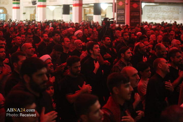 گزارش تصویری | عزاداری زائران حرم خواهر خورشید هشتم در سوگ امام رئوف