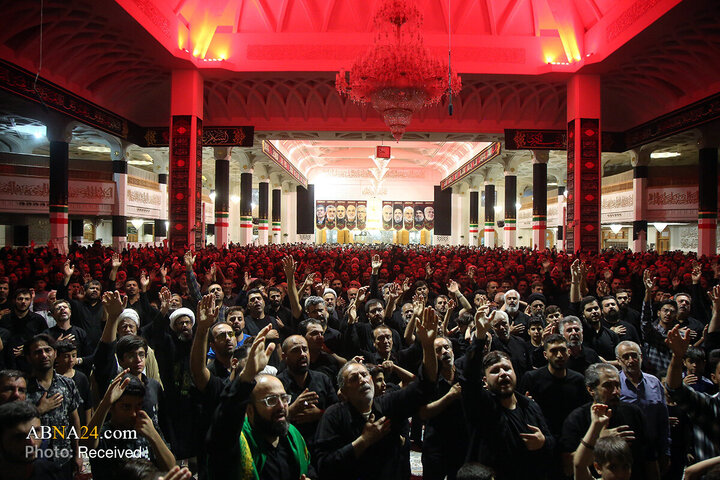 گزارش تصویری | عزاداری زائران حرم خواهر خورشید هشتم در سوگ امام رئوف