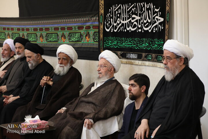 مراسم عزاداری روز شهادت امام رضا(ع) با حضور آیت الله العظمی مکارم شیرازی