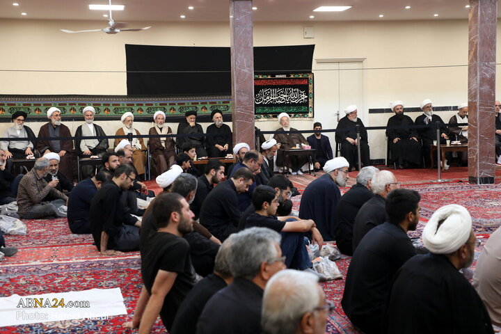 مراسم عزاداری روز شهادت امام رضا(ع) با حضور آیت الله العظمی مکارم شیرازی