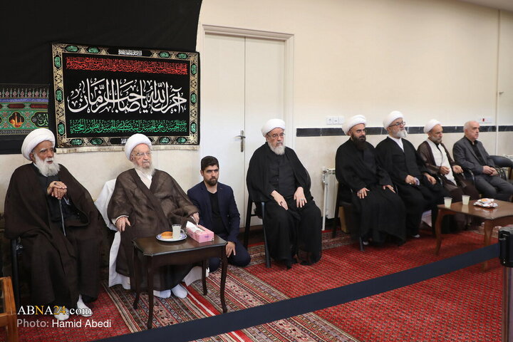 مراسم عزاداری روز شهادت امام رضا(ع) با حضور آیت الله العظمی مکارم شیرازی