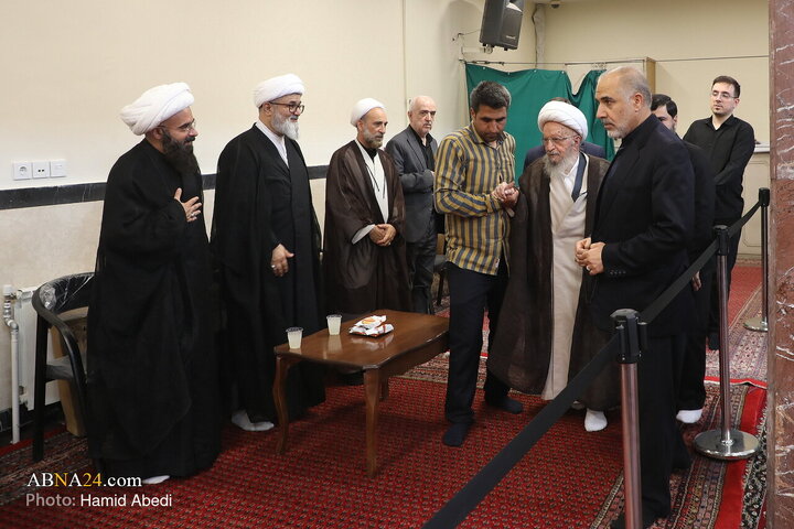 مراسم عزاداری روز شهادت امام رضا(ع) با حضور آیت الله العظمی مکارم شیرازی