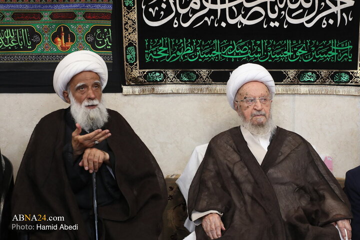 مراسم عزاداری روز شهادت امام رضا(ع) با حضور آیت الله العظمی مکارم شیرازی