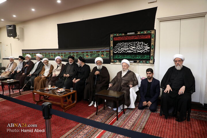 مراسم عزاداری روز شهادت امام رضا(ع) با حضور آیت الله العظمی مکارم شیرازی