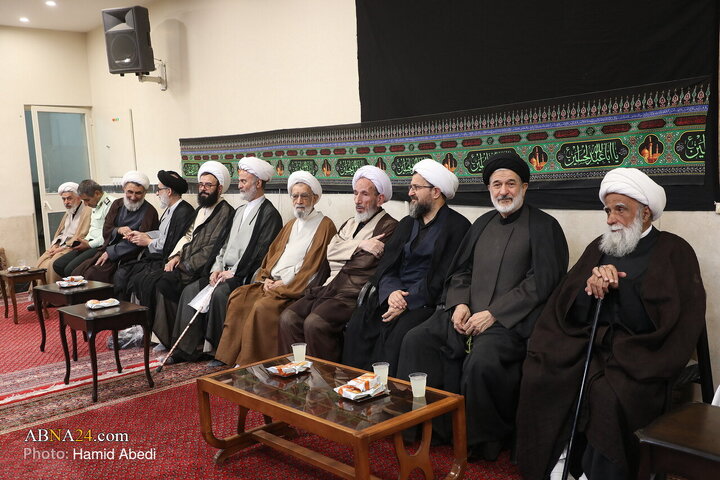 مراسم عزاداری روز شهادت امام رضا(ع) با حضور آیت الله العظمی مکارم شیرازی