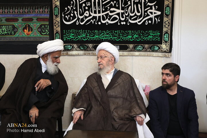 مراسم عزاداری روز شهادت امام رضا(ع) با حضور آیت الله العظمی مکارم شیرازی