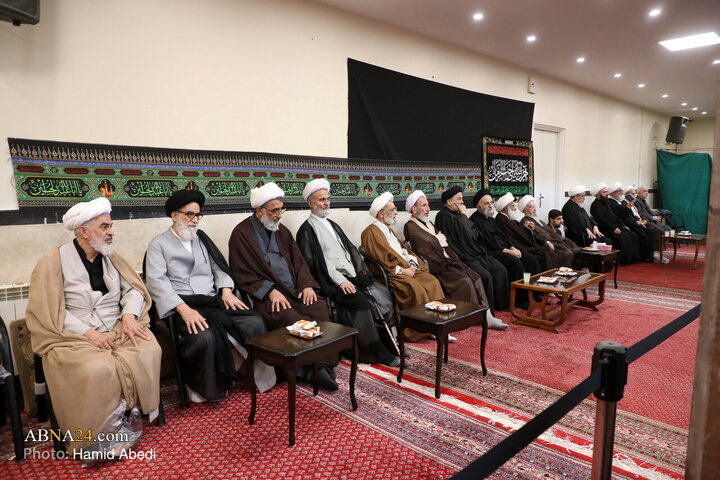 مراسم عزاداری روز شهادت امام رضا(ع) با حضور آیت الله العظمی مکارم شیرازی