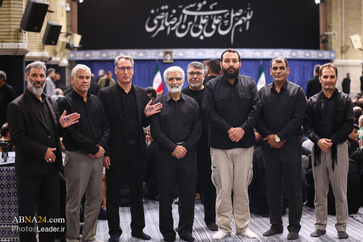 عزاداری شهادت امام رضا (ع) با حضور رهبر معظم انقلاب اسلامی