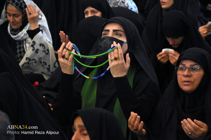 مراسم عزاداری سالروز شهادت امام رضا(ع) در جوار بارگاه حضرت فاطمه اخری(س)