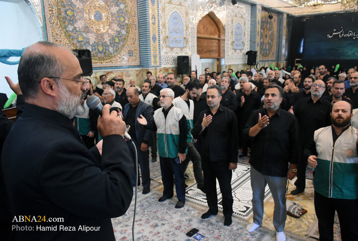 مراسم عزاداری سالروز شهادت امام رضا(ع) در جوار بارگاه حضرت فاطمه اخری(س)