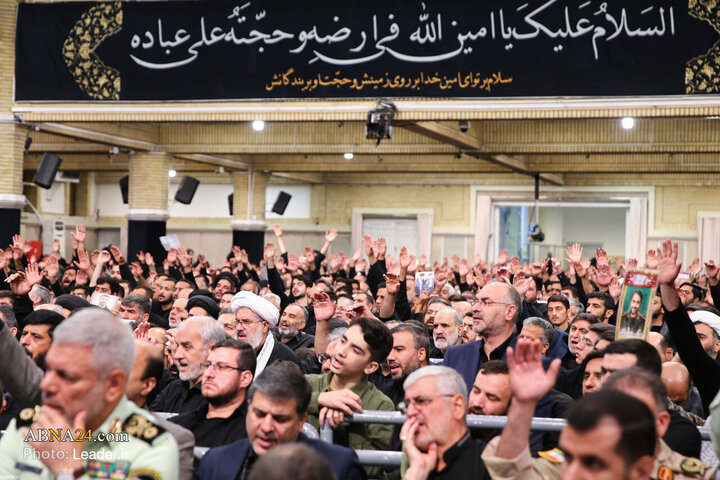 عزاداری شهادت امام رضا (ع) با حضور رهبر معظم انقلاب اسلامی