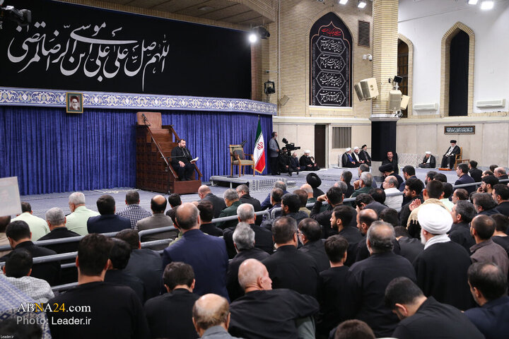 عزاداری شهادت امام رضا (ع) با حضور رهبر معظم انقلاب اسلامی