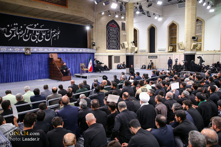 عزاداری شهادت امام رضا (ع) با حضور رهبر معظم انقلاب اسلامی