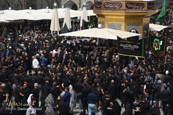 گزارش تصویری | عزاداری شهادت امام رضا (ع) در مشهد مقدس _ ۲