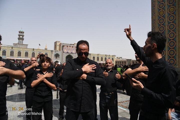 گزارش تصویری | عزاداری شهادت امام رضا (ع) در مشهد مقدس _ ۲
