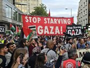 Thousands rally outside Israeli embassy in London to condemn Gaza genocide