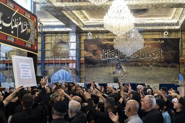 Photos: At Shrine of His Brother al-Qasim, People of Karbala Commemorate Martyrdom of Imam al-Rida