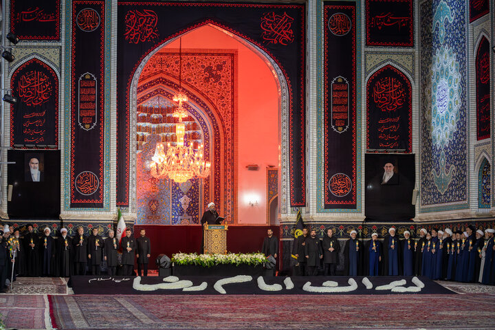 Photos (1): Khotbeh-Khani ceremony held at shrine on eve of Imam Reza’s martyrdom