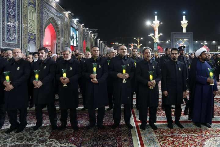Photos (2): Khotbeh-Khani ceremony held at shrine on eve of Imam Reza’s martyrdom