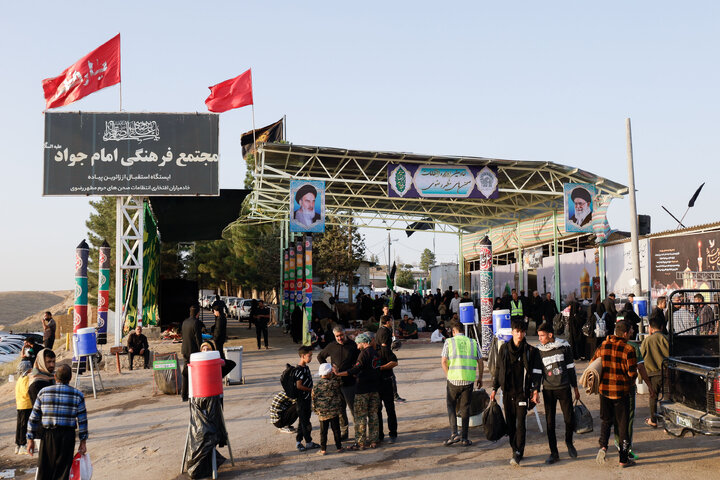 تقرير مصور/ موکب الإمام الجواد(ع) على طريق زوار مشایة الإمام الرضا (ع)