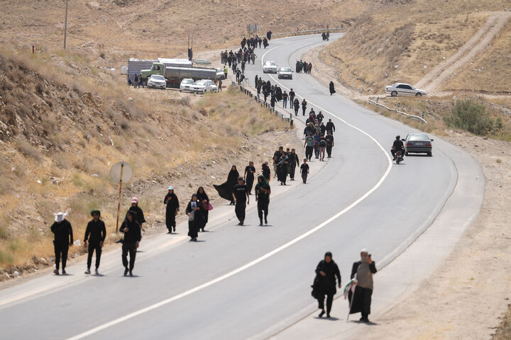 تقرير مصور/ موکب الإمام الجواد(ع) على طريق زوار مشایة الإمام الرضا (ع)