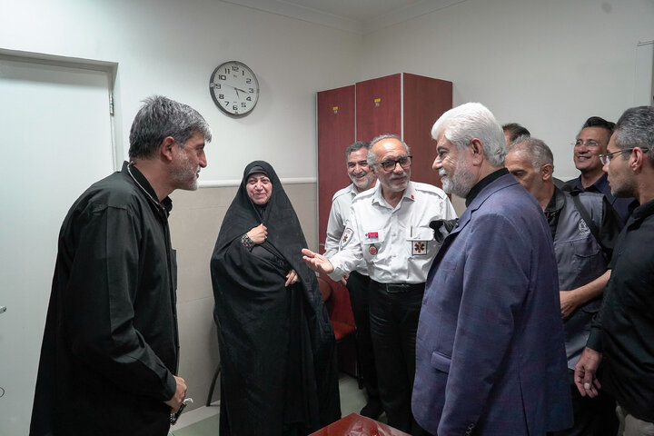 تقرير مصور/ رئيس قسم الطوارئ الوطنية ورئيس لجنة الصحة البرلمانية يزوران مستشفى دار شفاء الامام الرضا (ع)