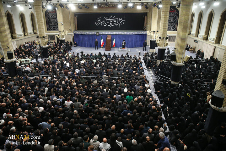 İmam Rıza'nın (a.s) Şehadet Yıldönümü Münasebetiyle İslam İnkılabının Konuşması Eşliğinde Düzenlenen Matem Merasimi