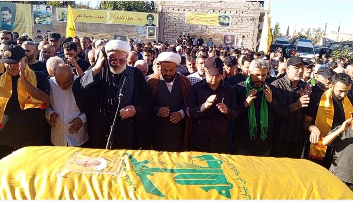 حزب الله يشيّع الشّهيد محمد قاسم في عيتا الشعب الحدودية