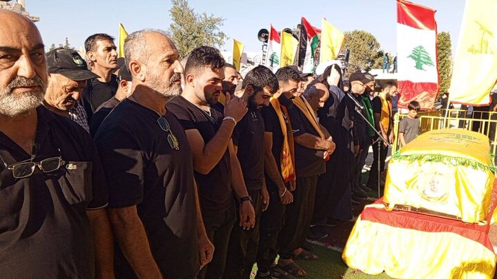 حزب الله يشيّع الشّهيد محمد قاسم في عيتا الشعب الحدودية