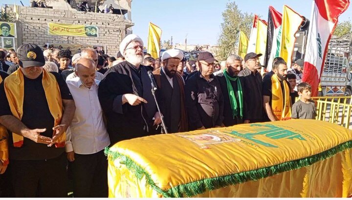 حزب الله يشيّع الشّهيد محمد قاسم في عيتا الشعب الحدودية