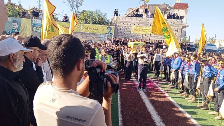 حزب الله يشيّع الشّهيد محمد قاسم في عيتا الشعب الحدودية