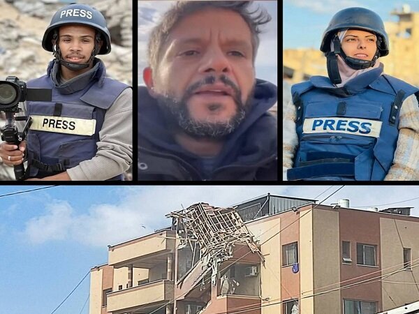 Israeli suicide drone martryed, wounded Palestinian journalists