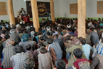 گزارش تصویری | آخرین مجلس عزاداری ماه صفر در روستایی در شمال افغانستان