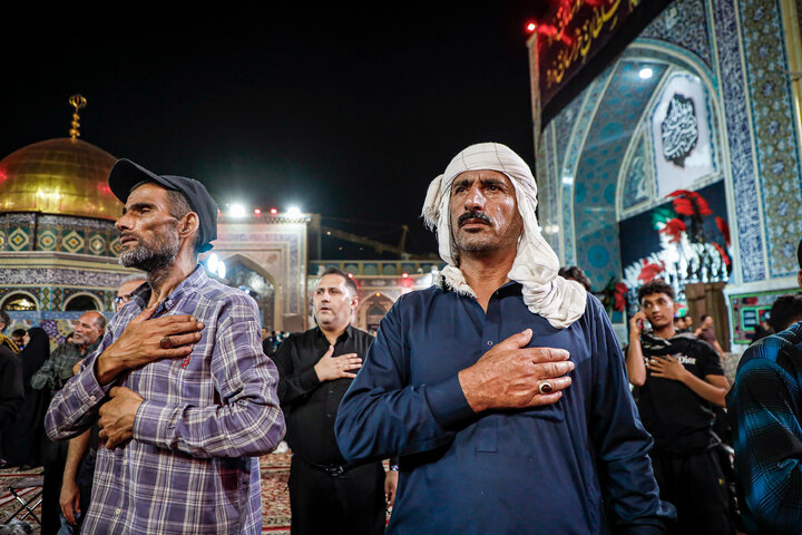 تقرير مصور/ مراسم العزاء التقليدية للقومیات المختلفة من مختلف المحافظات في حسينية الحرم