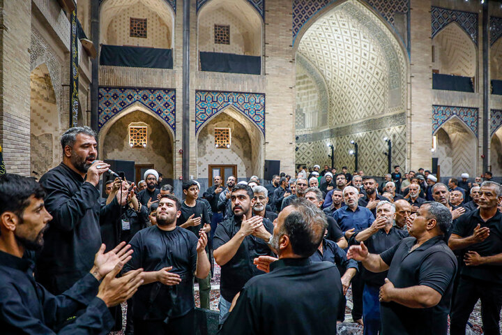 تقرير مصور/ مراسم العزاء التقليدية للقومیات المختلفة من مختلف المحافظات في حسينية الحرم